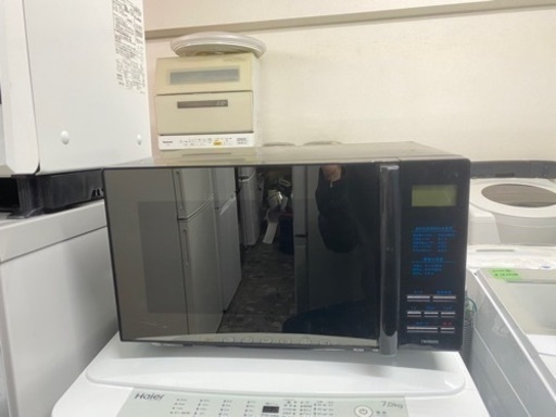 ツインバード工業 ツインバード ミラー ガラスフラット電子レンジ ブラック DR-4259B