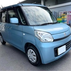 ブラックOK⭐︎ローン可能　車検2年付　スズキ　スペーシア　H2...