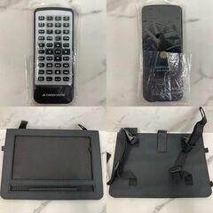 グリーンハウス　９インチ　ワイド　ポータブルDVDプレイヤー　GH-PDV9M-BK　乾電池駆動モデルの画像