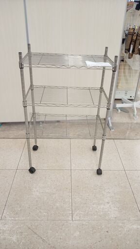 ★ジモティ割あり★  スチールラック シルバー H93×D34×W60 クリーニング済み TJ4797
