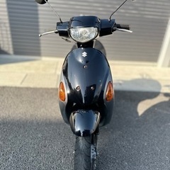 スズキ レッツ4 原付 4st FI インジェクション　バッテリー新品 書類　鍵あり純正　エンジン始動参考動画あり　奈良県　広陵町の画像
