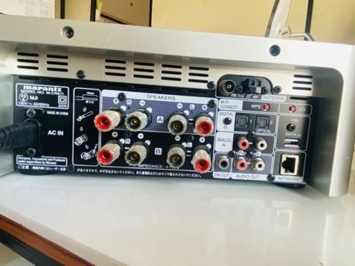 美品！ ネットワーク CDレシーバー marantz M-CR611 シルバー 60Wx60W