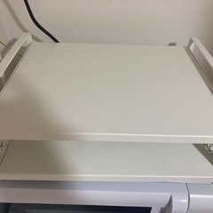 レース柄スチール製レンジ上物置き