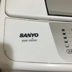 【決定済】家電 生活家電 洗濯機の画像