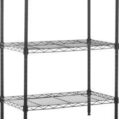 [美品]3段スチールラック Amazonベーシック メタルラック 黒の画像