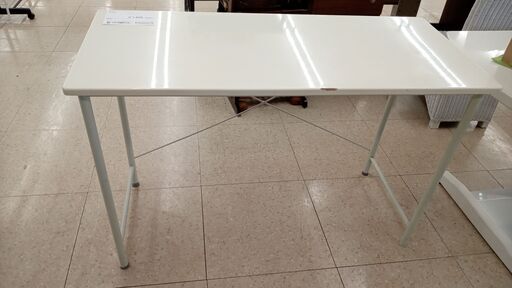 ★ジモティ割あり★ 市場株式会社 デスク 白 H73×D48×W110 クリーニング済み TJ4802