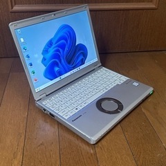 ★中古ノートPC★Panasonic CF-SZ6★Core i5-7300U メモリ8GB SSD256GB★ MS Office2021 Win11■ 軽くバッテリー長持ち■