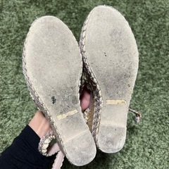 グレースコンチネンタル サンダル ウェッジソール パープル パステル 紫 24.5〜25cm 38の画像