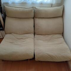無印良品 ハイバックリクライニングソファ1シーター×2個セット