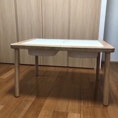 IKEA フリサット子ども用テーブル&トロファストの画像