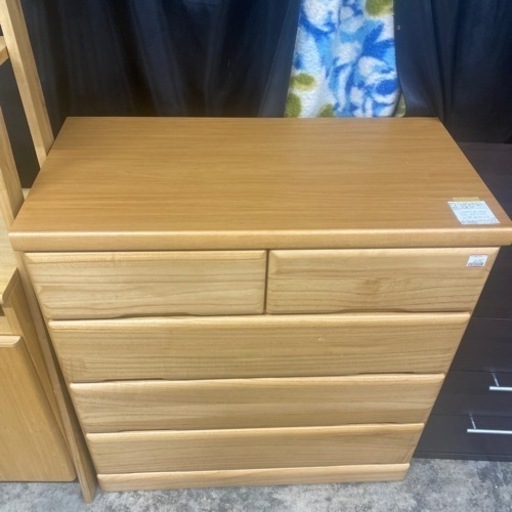 大川家具 4段チェスト