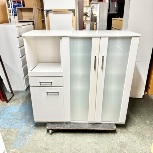 激安‼️ニトリローキッチン 収納家具 キャビネット食器棚N1011