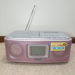 🍎SONY CDラジオカセットコーダー CFD-E500TVの画像