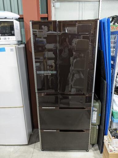 HITACHI 大容量 620L 6ドア大型冷凍冷蔵庫 R-A6200-1(XT)型　2011年製