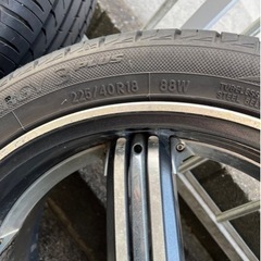 【決まりました】車のタイヤ、ホイールの画像
