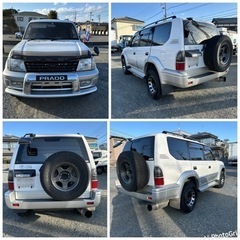 早い者勝ち！実走行、修復歴無し！H14年トヨタランドクルーザープラド！ディーゼルターボ車！TXリミテッド4WD!フレーム腐食無し！の画像
