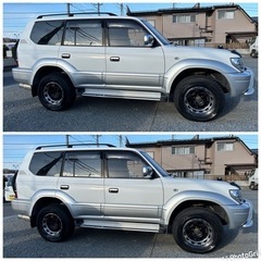 早い者勝ち！実走行、修復歴無し！H14年トヨタランドクルーザープラド！ディーゼルターボ車！TXリミテッド4WD!フレーム腐食無し！の画像