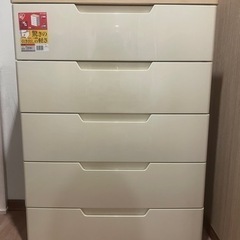 家具 収納家具 タンス、衣類収納　亀裂あり、値下げしました。　