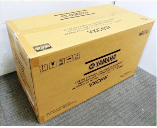 ②【　新品　未使用品　】YAMAHA　スピーカー　VXC6W　商業空間用　シーリングスピーカー　VXCシリーズ　2WAY　密閉型　ホワイト　ヤマハ
