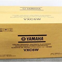②【　新品　未使用品　】YAMAHA　スピーカー　VXC6W　商業空間用　シーリングスピーカー　VXCシリーズ　2WAY　密閉型　ホワイト　ヤマハの画像