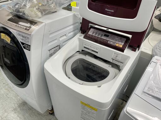 洗濯機の分解クリーニング行っています！配送設置込み　パナソニック8.0K洗濯乾燥機　2017年製　分解クリーニング済み！！