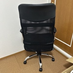 【購入者様決定】オフィスチェア　メッシュ　ブラック　ハイバック　【3/22処分予定】の画像