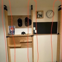 2×4 DIY 3本　ラブリコ　2×4アジャスター付き