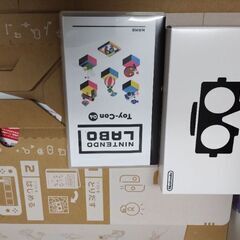 ニンテンドーラボ　Switch　ソフトと段ボールの画像