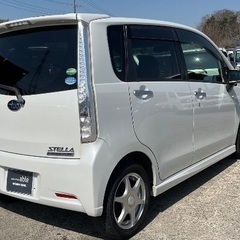 【支払総額17.8万円】h25年式ステラカスタム車検令和8年3月機関良好 内外装良好 フルセグTV スマートアシストの画像