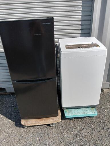 23区配送無料　冷蔵庫ユーイング110L＋洗濯機シャープ6kg
