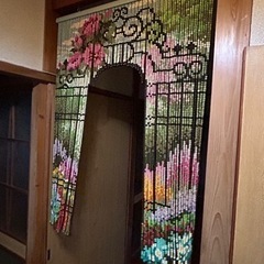 レトロビーズのれんの画像