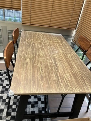 家具 ダイニングセット イス4脚付き