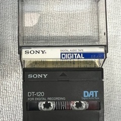 ■中古 DATテープ本体＆ケース 10本セット■ソニー DT-120 120分■マクセル R-120DM R-90DM■デノン R-60DT■カセットテープ ダットテープ ジャンク品の画像