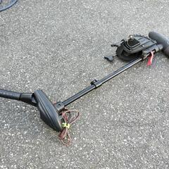 バッテリーにつないで使う船外機