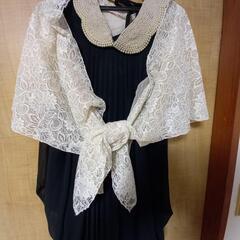 パーティドレス 結婚式 二次会 お呼ばれ つけ襟