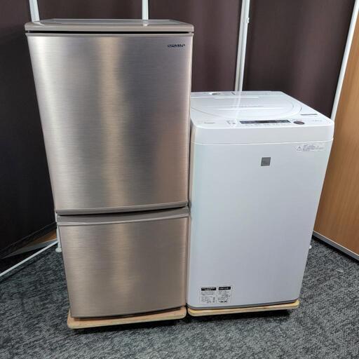‍♂️h060401売約済み‼️配送設置は無料‼️高見えゴールド✨SHARP 家電セット