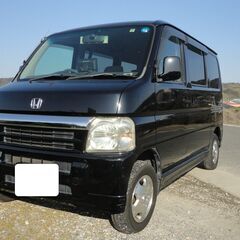 ☆彡１７ｙ豪華！純黒バモス『Ｌ』ＨＭ１！バリ山タイヤ！内装無茶苦...