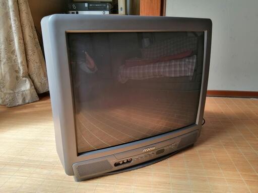 地デジチューナー付き！Victorブラウン管テレビ21型 SHARP - シャープ テレビデオ ブラウン管テレビ 21型 地デジ