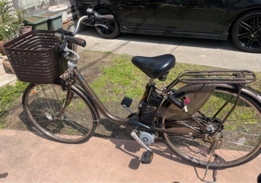 パナソニック　ビビ 26インチ・ブラウン色・年式不明［防犯登録済］ 前後タイヤ純正8分山・純正キー2本付