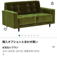 arne BACCHUS 日本製 2人掛けソファー