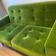 arne BACCHUS 日本製 2人掛けソファーの画像