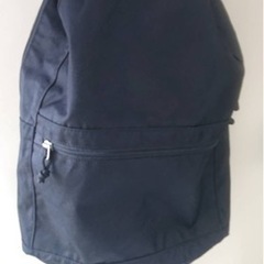 無印良品　リュック　黒再生ポリエステル混