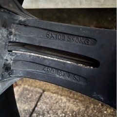 【決まりました】車のタイヤ、ホイールの画像