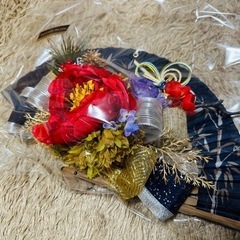 【新品、未使用】ハンドメイド扇子の画像