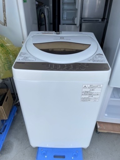 TOSHIBA 5kg洗濯機　AW-5G8(W) 2020年製