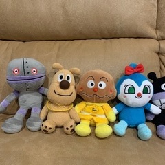 アンパンマンぬいぐるみ7体の画像