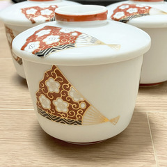【2客セット】蓋付きお椀 茶碗蒸し 蒸し椀  の画像
