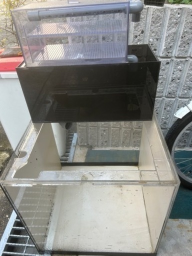 最後に値下げ‼️‼️オール45センチ水槽とカスタム上部フィルターライトセット?