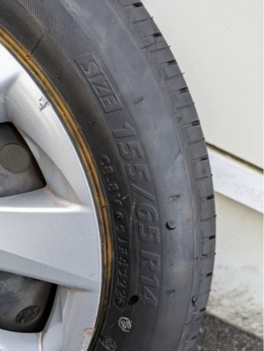 車のパーツ タイヤ、ホイール 155/65R14