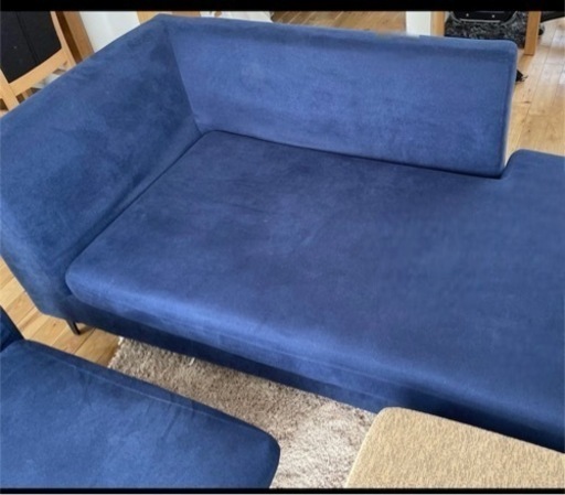 家具　大きめ　カウチソファー　　
